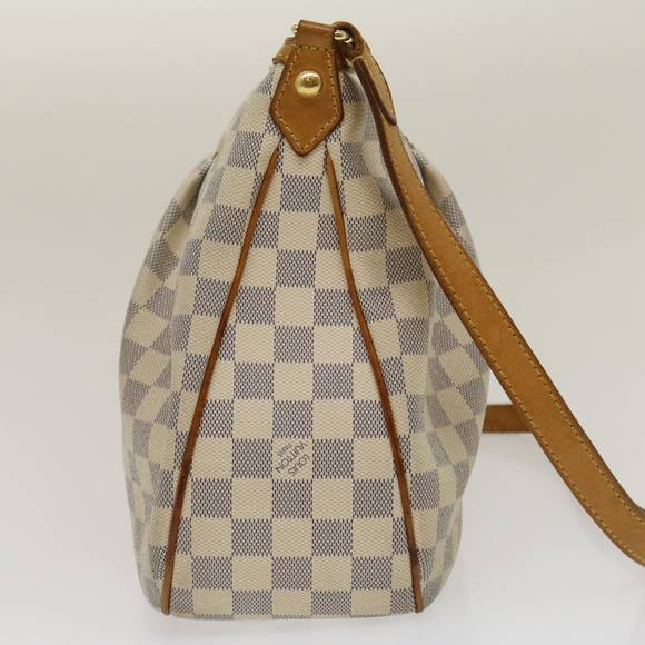 LOUIS VUITTON Damier Azur Siracusa MM Hand Bag N41112 LV Auth rh207 - Picture 3 of 16